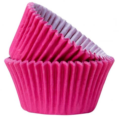 Hot Pink Muffin Cases (Pack of 50)