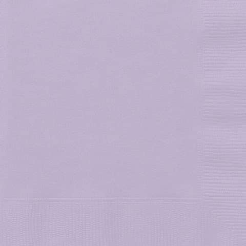 Lavender Square Paper Napkins 33cm (20 Pack)