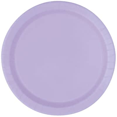 Lavender Paper Plates 23cm (8 Pack)