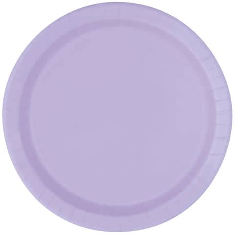 Lavender Paper Plates 23cm (8 Pack)