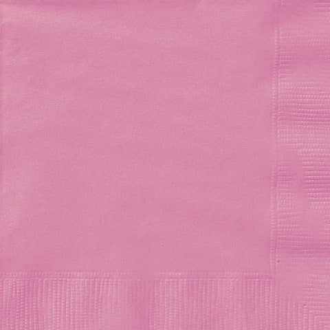 Hot Pink Square Paper Napkins 33cm (20 Pack)