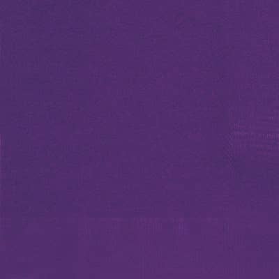 Deep Purple Square Paper Napkins 33cm (20 Pack)