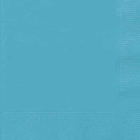 Teal Square Paper Napkins 33cm (20 Pack)