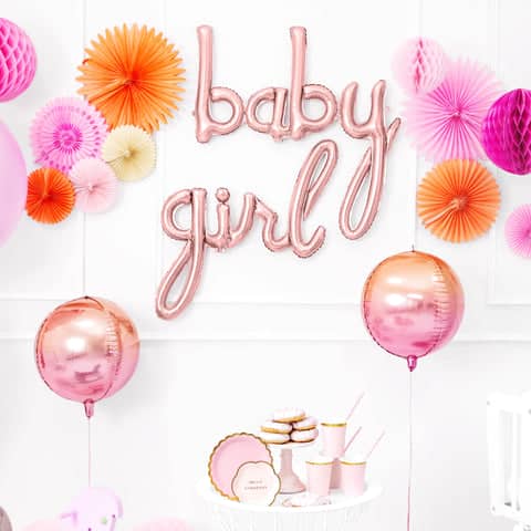 Baby Rose Gold Foil Balloon