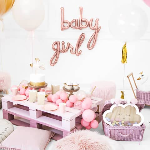 Baby Rose Gold Foil Balloon