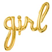 Girl Gold Foil Balloon