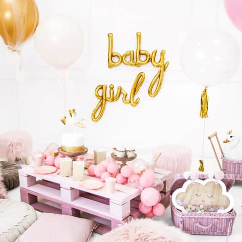 Girl Gold Foil Balloon