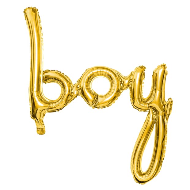 Boy Gold Foil Balloon