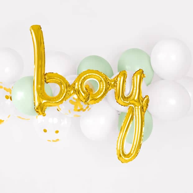 Boy Gold Foil Balloon