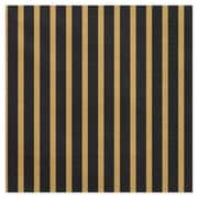 Black & Gold Stripe Square Paper Napkins 33cm (20 Pack)