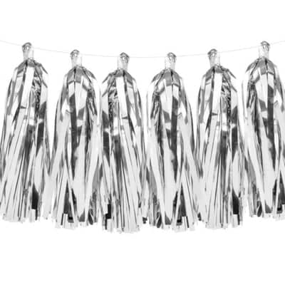 Silver Tassel Garland (1.5m)