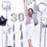 Silver Tassel Garland (1.5m)