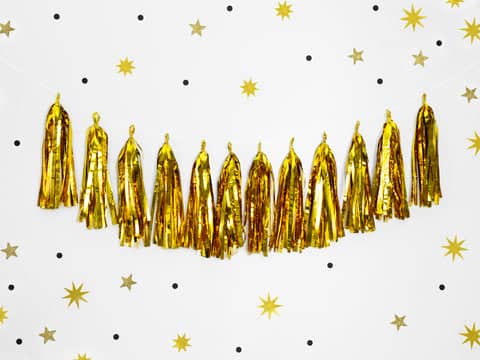 Gold Tassel Garland (1.5m)