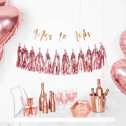 Rose Gold Tassel Garland (1.5m)