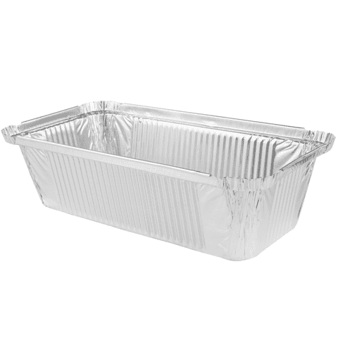 No 6A Aluminium Foil Containers & Lids (25 Pack)