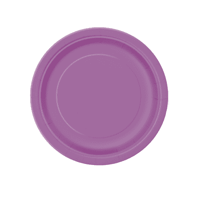 Purple Paper Plates 18cm (8 Pack)