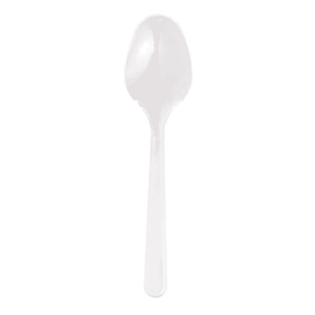 Clear Plastic Spoons Heavy Duty (50 Pack)