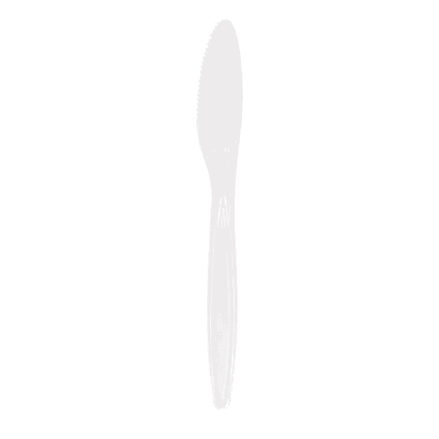 Clear Plastic Knives Heavy Duty (50 Pack)