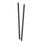 Black Paper Straws 6mm (250 Pack)