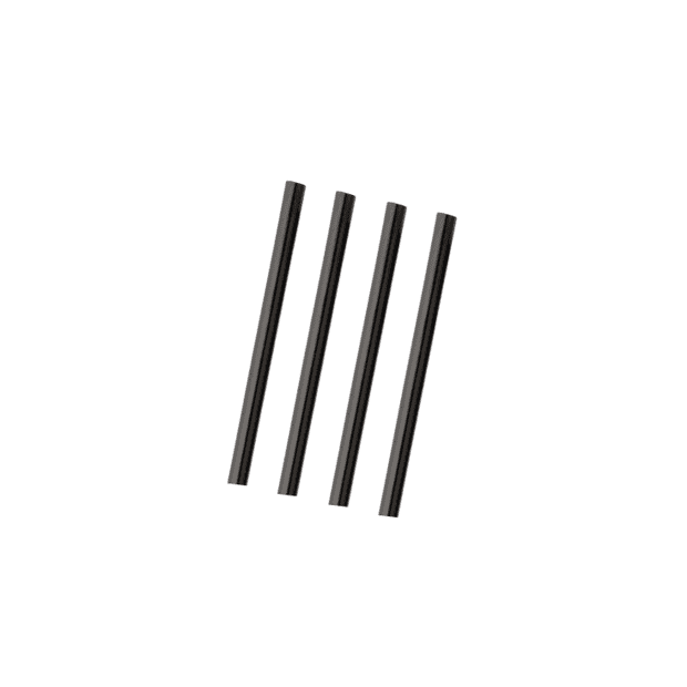 Black Cocktail Paper Straws 5.5" (250 Pack)