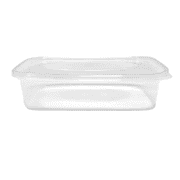 Plastic Microwaveable Containers & Lids (Pack of 25) - 3 Sizes Available