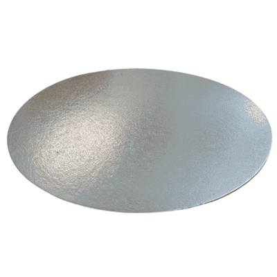 Round Cut Edge Cake Board Card Silver - All Sizes